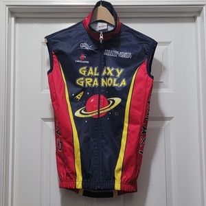Hincapie Galaxy‎ Granola Cycling Jersey Full Zip Blue / Red Men's M